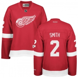 Brendan Smith Women's Reebok Detroit Red Wings Authentic Red Home Jersey