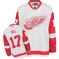 Brett Hull Reebok Detroit Red Wings Authentic White Away NHL Jersey