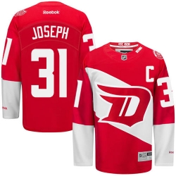 Curtis Joseph Reebok Detroit Red Wings Authentic Red 2016 Stadium Series NHL Jersey