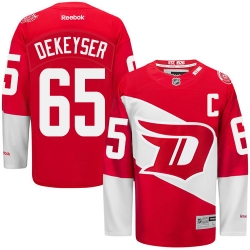 Danny DeKeyser Reebok Detroit Red Wings Authentic Red 2016 Stadium Series NHL Jersey