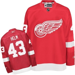 Darren Helm Reebok Detroit Red Wings Authentic Red Home NHL Jersey