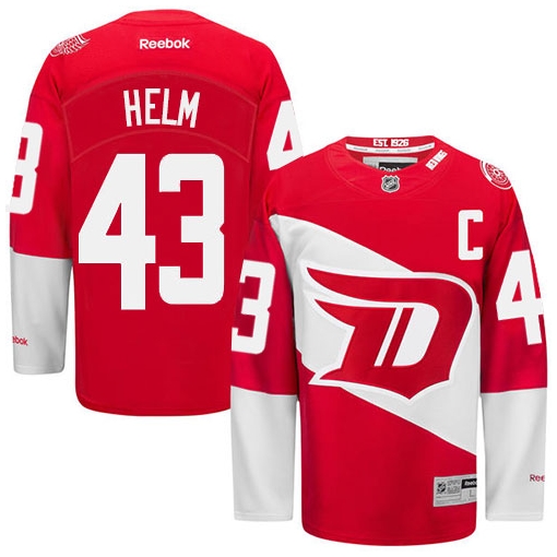 Darren Helm Reebok Detroit Red Wings Authentic Red 2016 Stadium Series