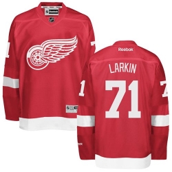 Dylan Larkin Reebok Detroit Red Wings Authentic Red Home NHL Jersey