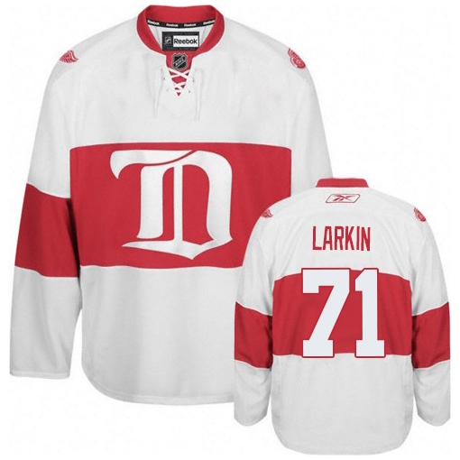 Dylan Larkin Reebok Detroit Red Wings Premier White Third NHL Jersey