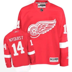 Gustav Nyquist Reebok Detroit Red Wings Authentic Red Home NHL Jersey