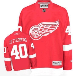 Henrik Zetterberg Reebok Detroit Red Wings Premier Red Home NHL Jersey
