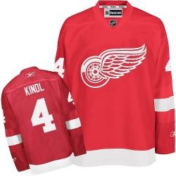 Jakub Kindl Reebok Detroit Red Wings Authentic Red Home NHL Jersey