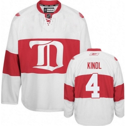 Jakub Kindl Reebok Detroit Red Wings Authentic White Third NHL Jersey