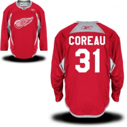 Jared Coreau Youth Reebok Detroit Red Wings Premier Red Practice Jersey