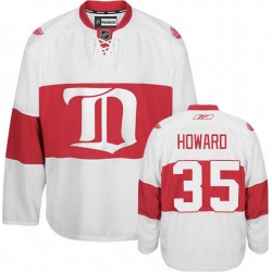 Jimmy Howard Reebok Detroit Red Wings Premier White Third NHL Jersey