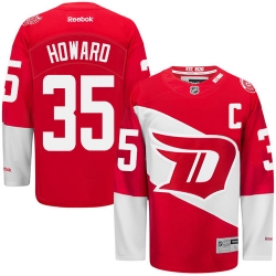 Jimmy Howard Reebok Detroit Red Wings Premier Red 2016 Stadium Series NHL Jersey