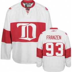 Johan Franzen Reebok Detroit Red Wings Premier White Third NHL Jersey