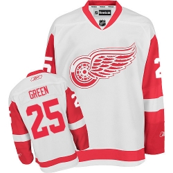 Mike Green Reebok Detroit Red Wings Authentic White Away NHL Jersey