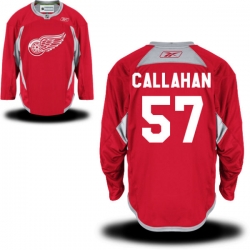 Mitch Callahan Reebok Detroit Red Wings Premier Red Practice Jersey