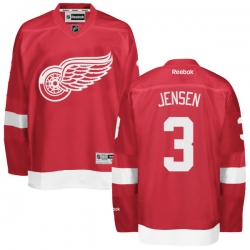 Nick Jensen Reebok Detroit Red Wings Authentic Red Home Jersey