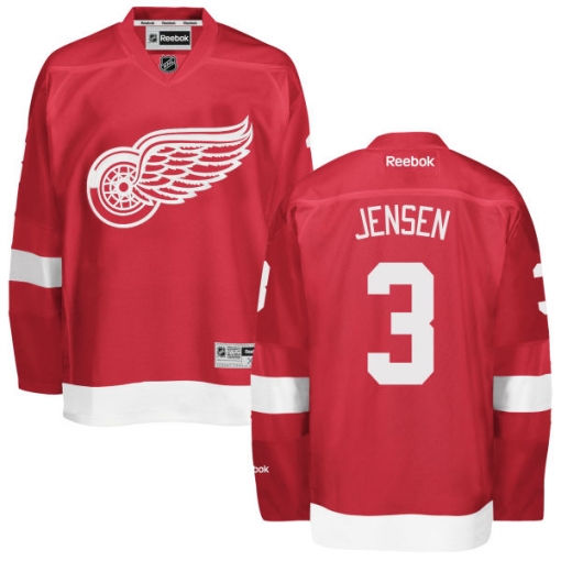 detroit red wings home jersey color