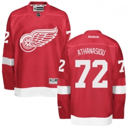 Andreas Athanasiou Youth Reebok Detroit Red Wings Premier Red Home Jersey