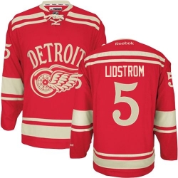 Nicklas Lidstrom Youth Reebok Detroit Red Wings Authentic Red 2014 Winter Classic NHL Jersey