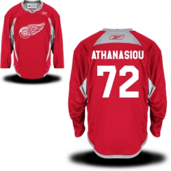 Andreas Athanasiou Youth Reebok Detroit Red Wings Premier Red Practice Jersey
