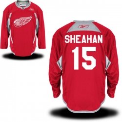 Riley Sheahan Reebok Detroit Red Wings Authentic Red Practice Jersey