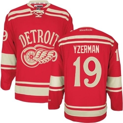 Steve Yzerman Youth Reebok Detroit Red Wings Authentic Red 2014 Winter Classic NHL Jersey