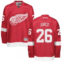 Tomas Jurco Reebok Detroit Red Wings Authentic Red Home Jersey