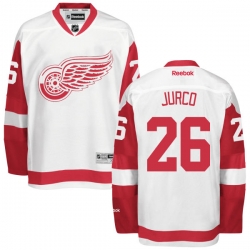 Tomas Jurco Youth Reebok Detroit Red Wings Authentic White Away Jersey