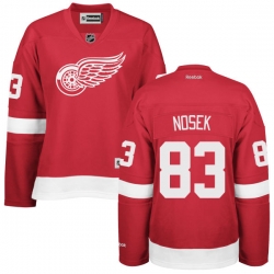 Tomas Nosek Women's Reebok Detroit Red Wings Authentic Red Home Jersey