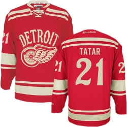 Tomas Tatar Reebok Detroit Red Wings Authentic Red 2014 Winter Classic NHL Jersey
