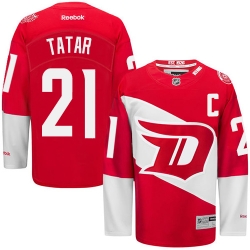 Tomas Tatar Reebok Detroit Red Wings Premier Red 2016 Stadium Series NHL Jersey