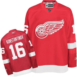 Vladimir Konstantinov Reebok Detroit Red Wings Premier Red Home NHL Jersey