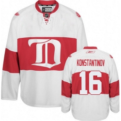 Vladimir Konstantinov Reebok Detroit Red Wings Premier White Third NHL Jersey