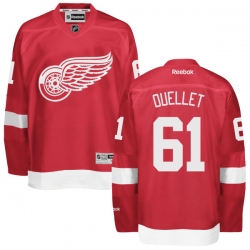 Xavier Ouellet Youth Reebok Detroit Red Wings Premier Red Home Jersey