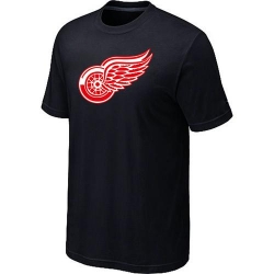 NHL Detroit Red Wings Big & Tall Logo T-Shirt - Black