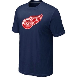 NHL Detroit Red Wings Big & Tall Logo T-Shirt - Navy