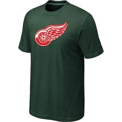 NHL Detroit Red Wings Big & Tall Logo T-Shirt - Dark Green