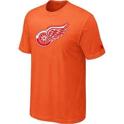 NHL Detroit Red Wings Big & Tall Logo T-Shirt - Orange