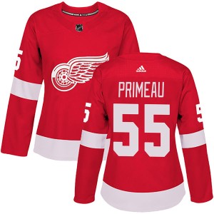 Keith Primeau Women's Adidas Detroit Red Wings Authentic Red Home Jersey
