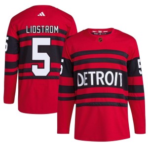 Nicklas Lidstrom Youth Adidas Detroit Red Wings Authentic Red Reverse Retro 2.0 Jersey
