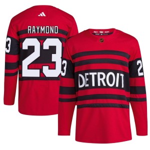 Lucas Raymond Youth Adidas Detroit Red Wings Authentic Red Reverse Retro 2.0 Jersey