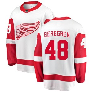 Jonatan Berggren Men's Fanatics Branded Detroit Red Wings Breakaway White Away Jersey