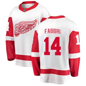 Robby Fabbri Men's Fanatics Branded Detroit Red Wings Breakaway White Away Jersey