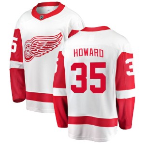 Jimmy Howard Men's Fanatics Branded Detroit Red Wings Breakaway White Away Jersey
