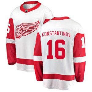 Vladimir Konstantinov Men's Fanatics Branded Detroit Red Wings Breakaway White Away Jersey