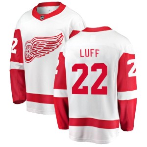 Matt Luff Men's Fanatics Branded Detroit Red Wings Breakaway White Away Jersey