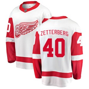 Henrik Zetterberg Men's Fanatics Branded Detroit Red Wings Breakaway White Away Jersey