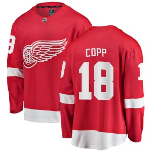Andrew Copp Men's Fanatics Branded Detroit Red Wings Breakaway Red Home Jersey