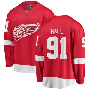 Curtis Hall Men's Fanatics Branded Detroit Red Wings Breakaway Red Home Jersey