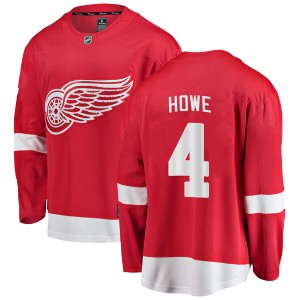 Mark Howe Men's Fanatics Branded Detroit Red Wings Breakaway Red Home Jersey