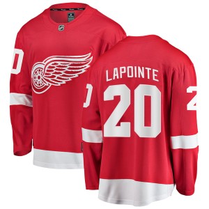 Martin Lapointe Men's Fanatics Branded Detroit Red Wings Breakaway Red Home Jersey